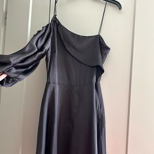 Off shoulder black dress